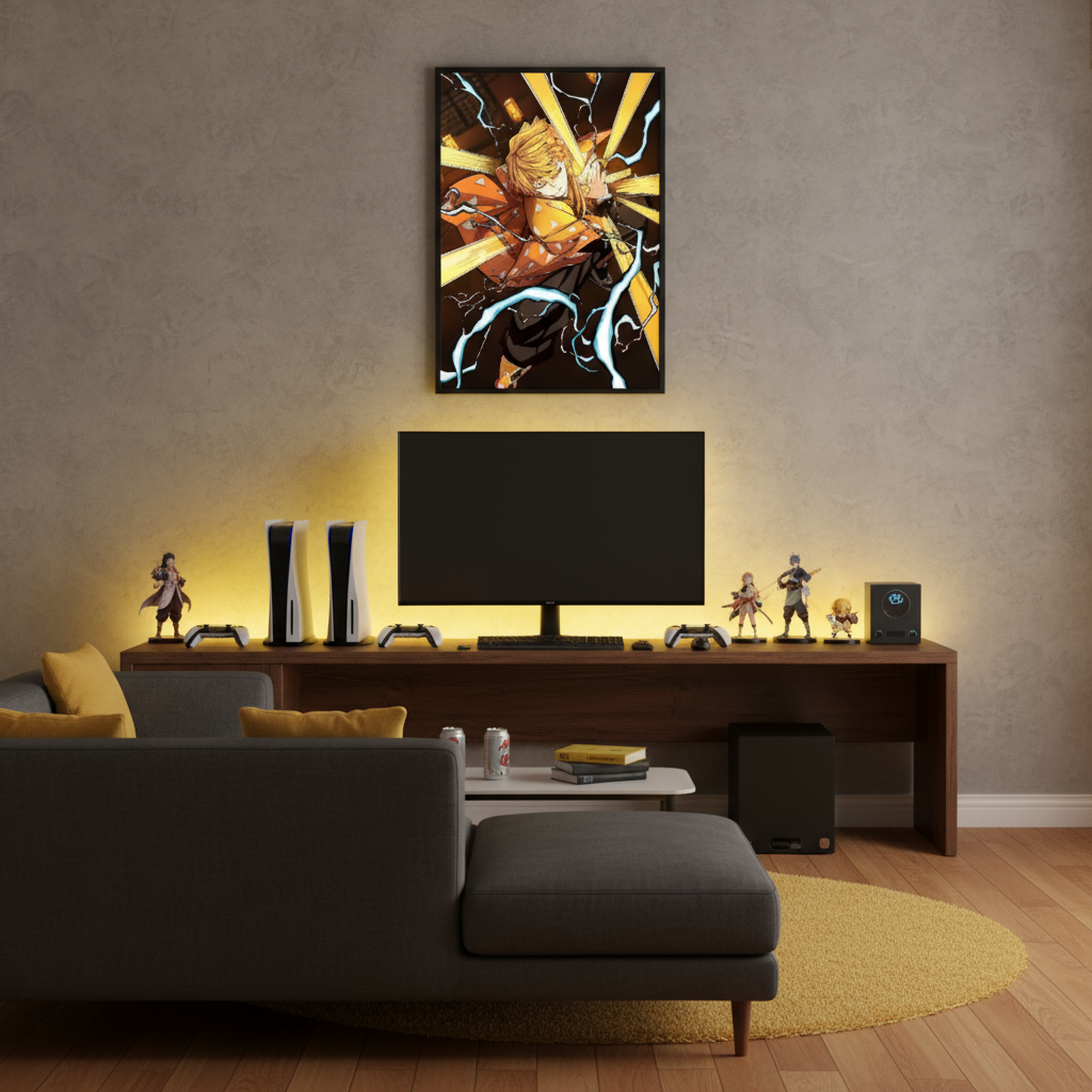 Demon Slayer 3D Lenticular Poster ( Nezuko, Tanjirou, Zenitsu )